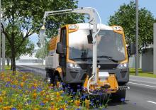 Traktory miejskie z zaczepem przednim Lindner Unitrac 112L LDrive