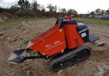 Elektryczne wozidła gąsienicowe Kubota KC70VSL-4e