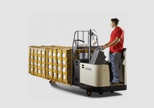 Elektryczne wózki paletowe platformowe Crown PR 4500-80