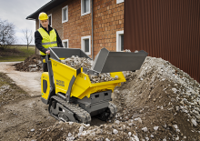 Elektryczne wozidła gąsienicowe Wacker Neuson DT10e