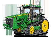 Ciągniki na gąsienicach gumowych John Deere 8370RT