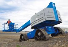 Gąsienicowe platformy teleskopowe Genie S-40 TraX