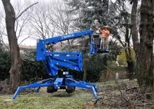 Gąsienicowe, przegubowe podnośniki koszowe CTE Traccess 230