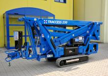 Gąsienicowe, przegubowe podnośniki koszowe CTE Traccess 230 Winch