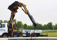 Hydrauliczne żurawie do załadunku Effer 1355 8S