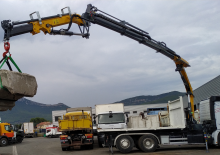 Hydrauliczne żurawie do załadunku COPMA 2000 228.6 J2