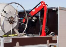 Hydrauliczne żurawie do załadunku HMF 250-T2