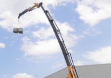 Hydrauliczne żurawie do załadunku Effer 655 6S