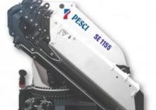 Hydrauliczne żurawie do załadunku Pesci SE 155 AT
