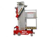 Kołowe platformy robocze z masztem pionowym Mantall AMP-26