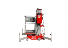 Kołowe platformy robocze z masztem pionowym Mantall AMP-32