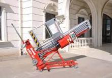 Kołowe platformy robocze z masztem pionowym Mantall AMP-40