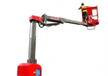 Kołowe platformy robocze z masztem pionowym Mantall IMP-120J