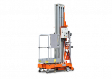 Kołowe platformy robocze z masztem pionowym Dingli MV120-E