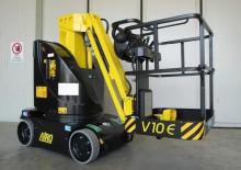 Kołowe platformy robocze z masztem pionowym AIRO V10 E