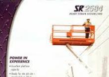 Kołowe podnośniki nożycowe Snorkel SR 2584