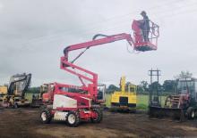 Kołowe przegubowe podnośniki koszowe Simon Boxer 140 D