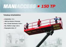 Kołowe teleskopowe platformy robocze Manitou 150 TP
