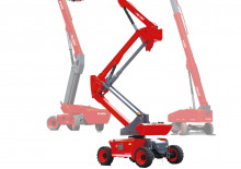 Kołowe teleskopowe platformy robocze MAGNI HTB41RT