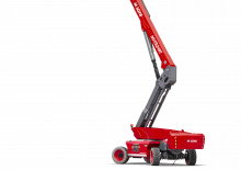 Kołowe teleskopowe platformy robocze MAGNI MHTB24RT