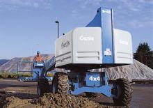 Kołowe teleskopowe platformy robocze Genie S-45