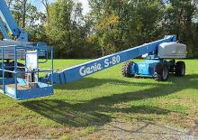 Kołowe teleskopowe platformy robocze Genie S 80 D