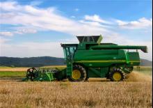Kombajny zbożowe John Deere 9780 i CTS HM