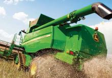 Kombajny zbożowe John Deere T 660 i