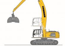 Koparki do prac przeładunkowych Liebherr LH 40 C Port Litronic