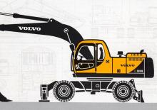 Koparki kołowe Volvo EW180
