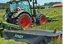 Kosiarka dyskowa z kondycjonerem mocowana z tyłu Fendt Slicer 3160 TLX KC