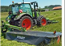 Kosiarka dyskowa z kondycjonerem mocowana z tyłu Fendt Slicer 3160 TLX RC