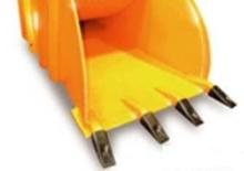 Łyżki rozdrabniająca do koparek hydraulicznych Italdem GF 45