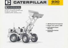 Ładowarki kołowe Caterpillar 930