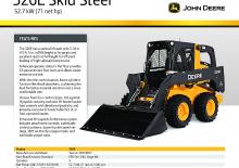 Ładowarki o sterowaniu burtowym John Deere Construction 326E