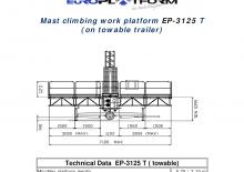 Masztowe platformy robocze Electroelsa EP-3125T