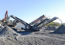 Urządzenia do recyklingu gruzu budowlanego Metso Lokotrack LT 1110