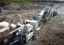 Urządzenia do recyklingu gruzu budowlanego Metso Lokotrack LT 120 E