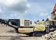 Urządzenia do recyklingu gruzu budowlanego Metso Lokotrack LT 1213
