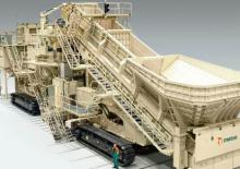 Urządzenia do recyklingu gruzu budowlanego Metso Lokotrack LT 200 E