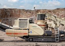 Urządzenia do recyklingu gruzu budowlanego Metso Lokotrack LT 200 HPS