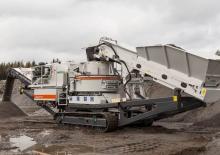 Urządzenia do recyklingu gruzu budowlanego Metso Lokotrack LT 7150