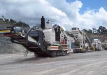 Urządzenia do recyklingu gruzu budowlanego Metso Lokotrack LT 9100 E