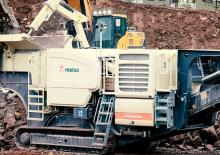 Urządzenia do recyklingu gruzu budowlanego Metso Lokotrack Urban LT 106 S