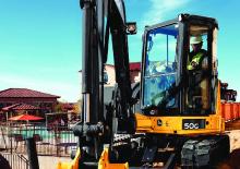 Minikoparki John Deere Construction 50G