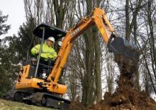 Elektryczne koparki gąsienicowe Case CX15B S-2