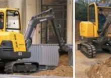 Minikoparki Volvo EC25
