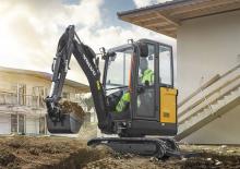 Minikoparki Volvo EC15E