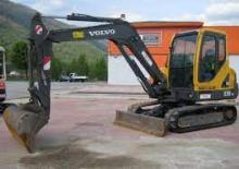 Minikoparki Volvo EC55B