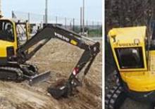 Minikoparki Volvo ECR58
